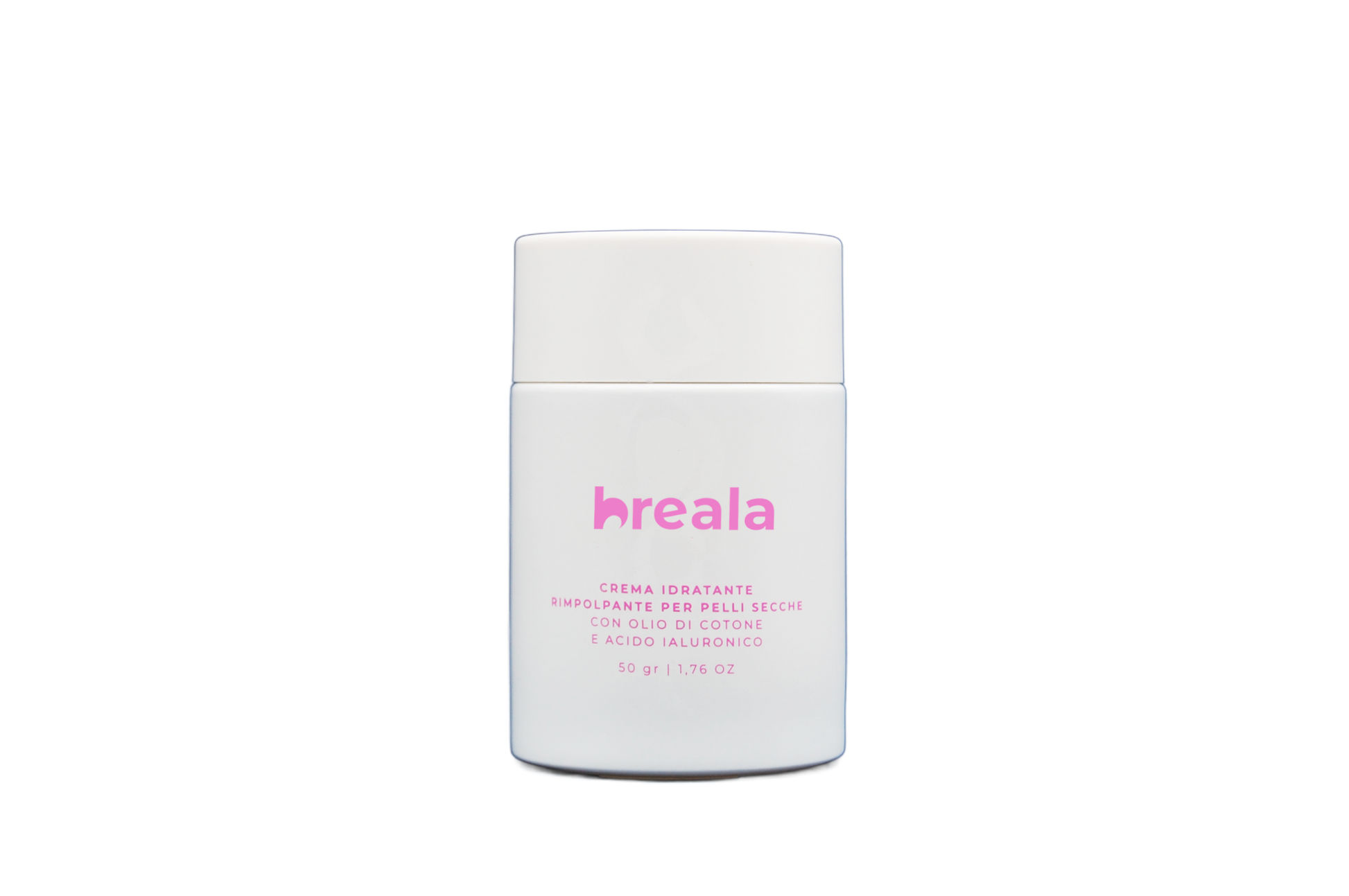6. Crema Idratante Rimpolpante per Pelli Secche con Olio di Cotone e Acido Ialuronico - Breala™