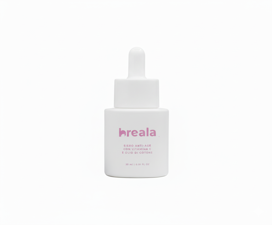3. Siero Anti-age con VItamina C e Olio di Cotone - Breala™