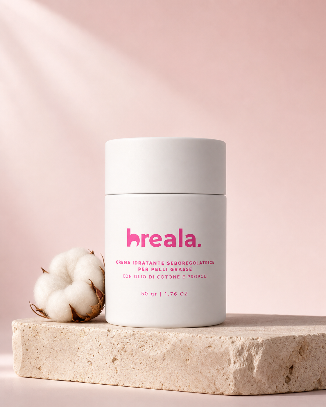 Crema Idratante Seboregolatrice per pelli grasse Breala